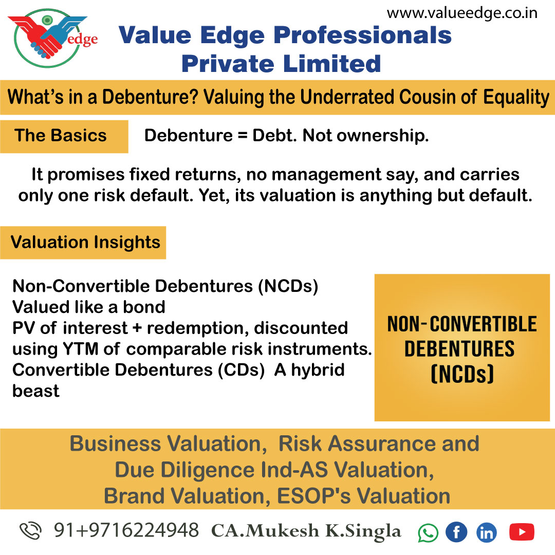 What’s in a Debenture Valuing the Underrated Cousin of Equity 